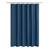 Picture of Mrs Awesome Shower Curtain Liner with 6 Magnets Beige PEVA 8G Thick & Heavy Duty, Waterproof Plastic Shower Curtains for Bathroom, Standard Size 72 x 72 inch, Navy Blue