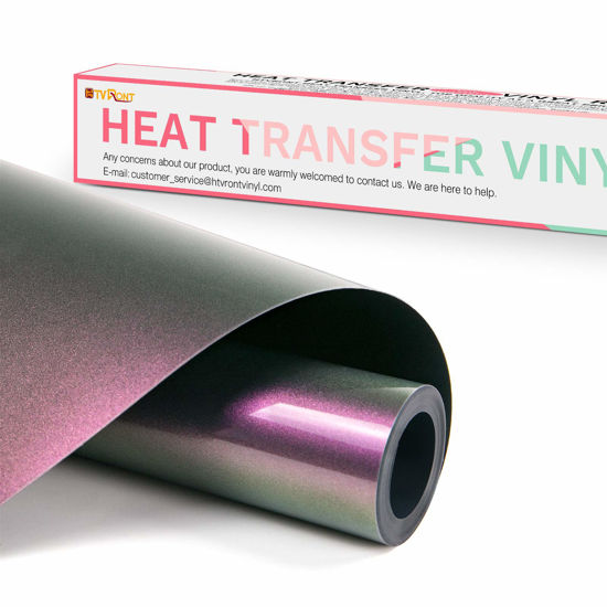 Color Change Heat Transfer Vinyl Rolls - Chameleon HTV Iron on Vinyl for  Cricut