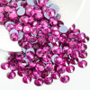 Picture of Beadsland Hotfix Rhinestones, 288pcs Flatback Crystal Rhinestones for Crafts Clothes DIY Decoration, Fuchsia, SS30, 6.3-6.5mm