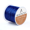 Picture of BEADNOVA 1mm Elastic Stretch Crystal String Cord for Jewelry Making Bracelet Beading Thread 60m/roll (Blue)