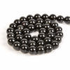 Picture of Nancybeads 90pcs 4mm Natural Black Obsidian Gemstone Round Spacer Loose Stone Beads for Jewelry Making 15.5" 1 Strand (Black Obsidian, 4mm 90Beads)