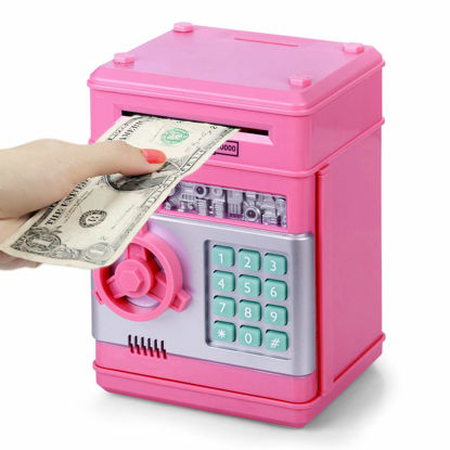 Electronic Piggy Bank For Kids 3-12 Years Old,piggy Bank Safe Box With Code  Safe Money Child Safe Piggy Bank Atm Toy Child Safe Box Gift For Boy Girl