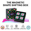 Picture of SHASHIBO Shape Shifting Box - Award-Winning, Patented Fidget Cube w/ 36 Rare Earth Magnets - Transforms Into Over 70 Shapes, Gift Box, Download Fun in Motion Toys Mobile App (Moon, 4 Pack)