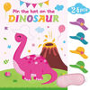 Picture of WERNNSAI Pin The Hat on The Dinosaur Game - Dinosaur Party Games for Girls Dino Poster 20'' x 29'' with 24 PCS Hats Baby Shower Birthday Party Supplies for Wall Home Room Decoration