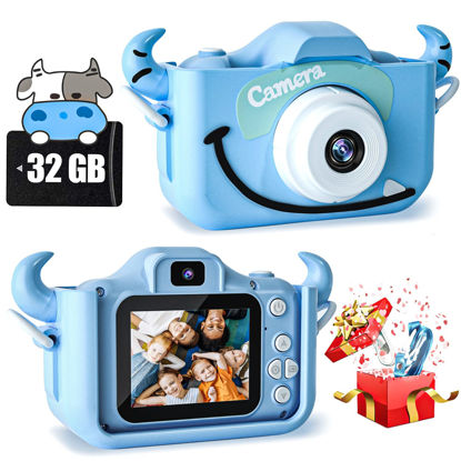 Kids Camera Toddler Camera for Girls, Christmas Birthday Gifts for Girls  Age 3-6, Kids Digital Camera for 7 8 9 10 12 Year Old, Selfie Camera for  Kids, 32GB SD Card