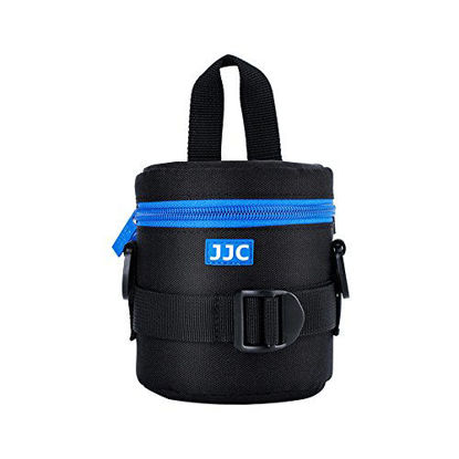 Picture of JJC Deluxe Lens Case Pouch for Canon EF-S 18-55mm/EF-S 10-18mm/EF 50mm,Nikon AF-S 18-55mm/AF-P 18-55mm/Nikkor 50mm,Fuji Fujinon XF 18-55mm/XF 23mm/XF 16mm and Other Lens Below 2.95" x 3.93"(D x L)