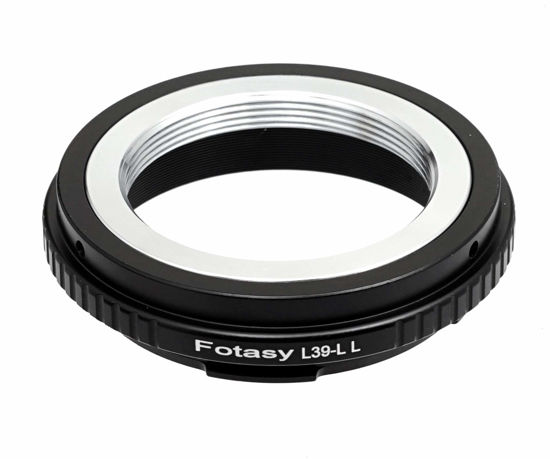 Picture of Fotasy Copper M39 Lens to Leica L Adapter, Infinity Focus, Leica M39 39mm Lens Adapter for Leica TL SL Panasonic S Mount, fits on Leica SL/Leica TL2/ Leica TL/ Leica T &Panasonic Lumix S1 S1R