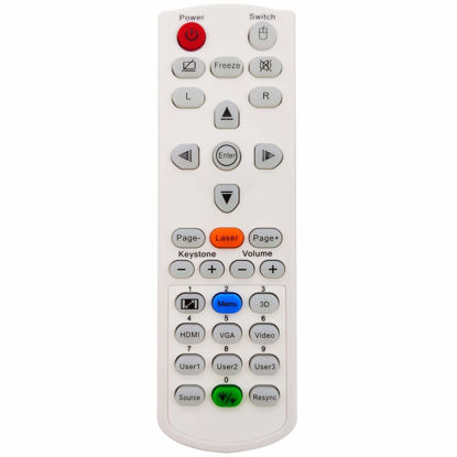 Picture of INTECHING BR-5080C Projector Remote Control for Optoma 4K550, EH415e, EH415ST, W319UST, W320UST, W330UST, W331, W341, W345, W355, W412, W416, W512, WU334, WU336, WU416, X345, X355, X412, X416, ZH403