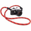 Picture of Eorefo Camera Strap Vintage 100cm Nylon Climbing Rope Camera Neck Shoulder Strap for Micro Single and DSLR Camera.(Red/Black)