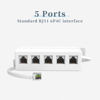 Picture of Phone Line Splitter Adapter 1 to 5, RJ11 6P4C Male to 5 Way 6P4C Female Socket Used for Connect Printer, Fax Machine and Multiple Landline Telephones