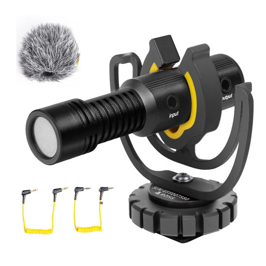 Picture of Deity V-Mic D4 Mini Video Microphone 20mph Wind Rating,Runs of 1-5V from Cameras,Phones,and Audio Recorders