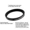 Picture of Matte Box Adapter Rings, Lens Adapter 46/49/52/55/58/62/67/72/77/82/86-86mm Step up Ring for 95mm OD Matte Box LingoFoto (82-86/95mm)