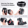 Picture of K&F Concept Lens Mount Adapter EOS-L Manual Focus Compatible with Canon (EF/EF-S) Lens to L Mount Camera Body