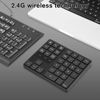 Picture of RaceGT Wireless Number Pad, Numeric Keypad Ultra-Silent Rechargeable 2.4G 35 Keys for Laptop,Desktop,PC, Notebook