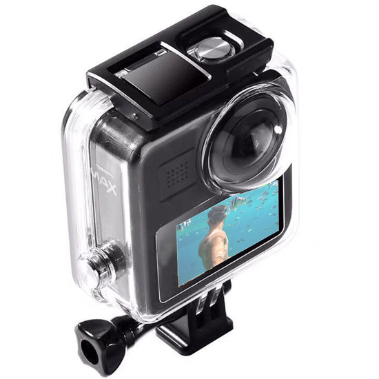 Picture of Underwater Housing Case Compatible with Goproo Max Waterproof 360 Case Panorama Camera Protective Shell 40m/131ft Water Thght for Under Water Use