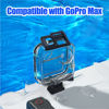 Picture of Underwater Housing Case Compatible with Goproo Max Waterproof 360 Case Panorama Camera Protective Shell 40m/131ft Water Thght for Under Water Use