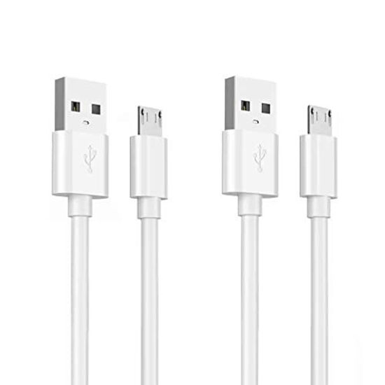 Picture of Qjin 6.5ft Micro USB Charging Cable for Kindle Oasis 10th Gen, Kindle 10th Gen, Kindle Paperwhite 7th Gen and Other Micro-USB Port Kindle E-Readers, 2 Pcs