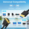 Picture of SHULIANCABLE HDMI to VGA Cable, Gold-Plated HDMI to VGA Cable (Male to Male) 1080P Compatible for Raspberry Pi, Roku, Computer, Laptop, Projector, HDTV (3 Feet)