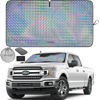 Picture of Autoamerics 1-Piece Windshield Sun Shade - Holographic Foldable Car Front Window Sunshade for Most Cars SUV Truck - Heat Blocker Visor Protector Blocks Max UV Rays and Keeps Your Vehicle Cool X-Large