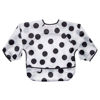 Picture of Tiny Twinkle Mess Proof Baby Bib, Cute Full Sleeve Bib Outfit, Waterproof Bibs for Toddlers, Machine Washable, Tug Proof Closure, Baby Smock for Eating, Long Sleeved (French Dot, Small 6-24 Months)