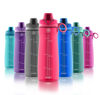 Picture of Pogo BPA-Free Plastic Water Bottle with Chug Lid, Pink, 40 oz.