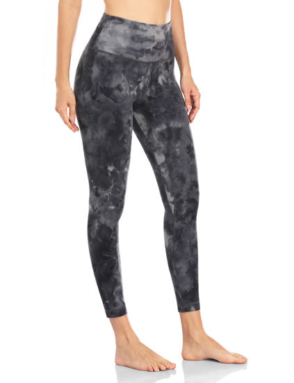 HeyNuts Hawthorn Athletic High Waisted Yoga Leggings for Women, Buttery  Soft Workout Pants Compression 7/8 Leggings with Inner Pockets Camo  Grey_25'' M(8/10)