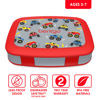 Picture of Bentgo® Kids Prints Leak-Proof, 5-Compartment Bento-Style Kids Lunch Box - Ideal Portion Sizes for Ages 3 to 7 - BPA-Free, Dishwasher Safe, Food-Safe Materials (Trucks)