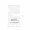 Picture of 100 Count - 6" x 9", Self Seal 1.6 Mil Clear Plastic Poly Bags with Suffocation Warning for A7 A8 A9 Cards & Envelopes, Bakery, Cookies, Candies-Resealable Adhesive,Not Strong