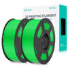 Picture of SUNLU 3D Printer Filament PLA Plus 1.75mm 2KG, SUNLU Neatly Wound PLA Filament 1.75mm PRO, PLA+ Filament for Most FDM 3D Printer, Dimensional Accuracy +/- 0.02 mm, 1 kg Spool, 2 Packs, Green+Green