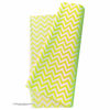 Picture of Flexicore Packaging Yellow Chevron Print Gift Wrap Tissue Paper Size: 15 Inch X 20 Inch | Count: 50 Sheets | Color: Yellow Chevron