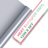 Picture of HTVRONT HTV Vinyl Rolls Heat Transfer Vinyl - 12" x 5ft Silver HTV Vinyl for Shirts, Iron on Vinyl for All Cutter Machine - Easy to Cut & Weed for Heat Vinyl Design (Silver)