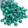 Picture of Beadsland Hotfix Rhinestones, 2880pcs Flatback Crystal Rhinestones for Crafts Clothes DIY Decoration, Blue Zircon, SS8, 2.3-2.5mm