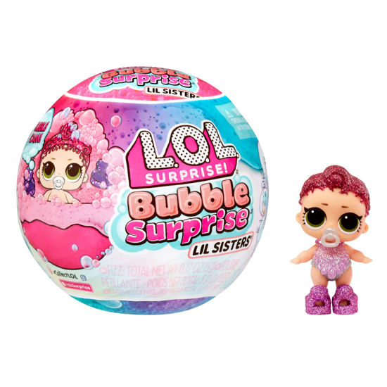 Picture of LOL Surprise Bubble Surprise Lil Sisters - Collectible Doll, Baby Sister, Surprises, Accessories, Bubble Surprise Unboxing, Bubble Foam Reaction - Great Gift for Girls Age 4+