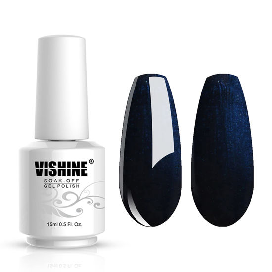 Picture of Vishine Gelpolish Professional UV LED Soak Off Varnish Color Gel Nail Polish Manicure Salon darkslategray(1425)