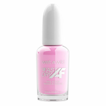 Picture of Wet n Wild Fast Dry AF Nail Polish Color, Light Pink Cotton Candy | Quick Drying - 40 Seconds | Long Lasting - 5 Days, Shine