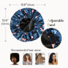 Picture of YANIBEST Satin Bonnet Silk Bonnet Hair Bonnet for Sleeping Hair Bonnets for Women Curly Natural Hair