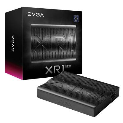 Picture of EVGA XR1 lite Capture Card, Certified for OBS, USB 3.0, 4K Pass Through, PC, PS5, PS4, Xbox Series X and S, Xbox One, Nintendo Switch, 141-U1-CB20-LR