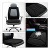 Picture of kingphenix Car Seat Cushion with 1.2inch Comfort Memory Foam, Seat Cushion for Car and Office Chair (Black)