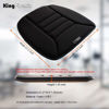 Picture of kingphenix Car Seat Cushion with 1.2inch Comfort Memory Foam, Seat Cushion for Car and Office Chair (Black)