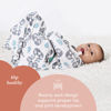 Picture of SleepingBaby Zipadee-Zip Swaddle Transition Baby Swaddle Blanket with Zipper, Cozy Baby Sleep Sack Wrap (Medium 6-12 Months | 18-26 lbs, 29-33 inches | eLOVEphant)