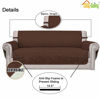 Picture of Easy-Going 4 Seater Sofa Slipcover Reversible Sofa Cover Water Resistant Couch Cover with Foam Sticks Elastic Straps Furniture Protector for Pets Children Dog Cat (XX-Large, Coffee/Ivory)