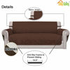 Picture of Easy-Going Sofa Slipcover Reversible Loveseat Sofa Cover Couch Cover for 2 Cushion Couch Furniture Protector with Elastic Straps for Pets Kids Dog Cat (Oversized Loveseat, Coffee/Ivory)