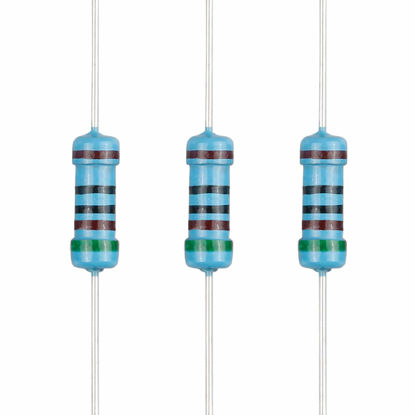 Picture of EDGELEC 100pcs 510 ohm Resistor 1/2w (0.5Watt) ±1% Tolerance Metal Film Fixed Resistor, Multiple Values of Resistance Optional