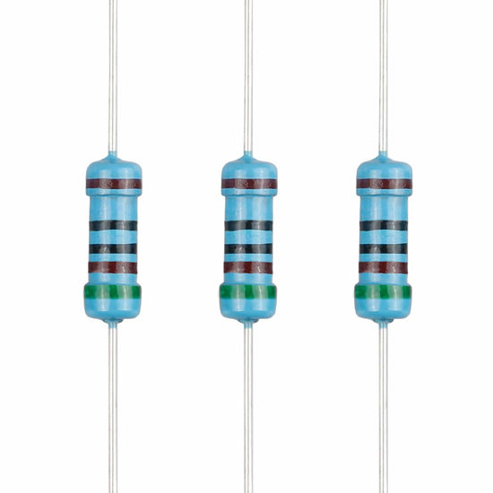 Picture of EDGELEC 100pcs 510 ohm Resistor 1/2w (0.5Watt) ±1% Tolerance Metal Film Fixed Resistor, Multiple Values of Resistance Optional