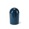 Picture of Umbra 1.25-Gallon Mini Waste Can w/Swing-Top Lid - Small Garbage Bin for Compact Spaces Under Tables & Counters, Miniature Trashcan, Removable Lid for Kitchens Bathrooms Bedrooms Dorms, Dark Blue