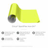 Picture of Cricut SportFlex Iron On Vinyl, DIY Supplies, 11.8” x 24” HTV Roll - Neon Yellow