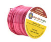 Picture of Mandala Crafts Anodized Aluminum Wire for Sculpting, Armature, Jewelry Making, Gem Metal Wrap, Garden, Colored and Soft, 1 Roll(18 Gauge, Raspberry)