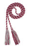 Picture of Graduation Honor Cord - Maroon/Gray - Every School Color Available - Made in USA - by Tassel Depot