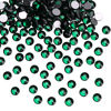 Picture of Jollin Glue Fix Flatback Rhinestones Glass Diamantes Gems for Nail Art (ss12 1440pcs, Dark Green)