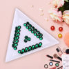 Picture of Jollin Glue Fix Flatback Rhinestones Glass Diamantes Gems for Nail Art (ss12 1440pcs, Dark Green)